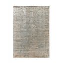 Alfombra Moss, con un 80% en seda y 20% en algodón, materiales naturales de Kuatro Carpets en color grey