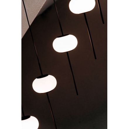 Lámpara de suspensión colgada del cable eléctrico Astros de Milán Iluminación