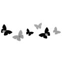 Millions of Butterflies Black