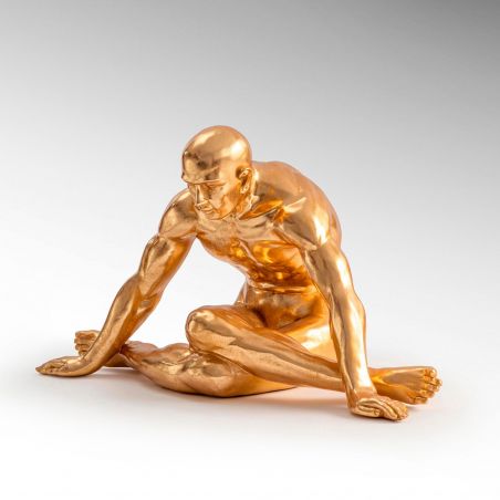 Figura Grande Yoga Oro