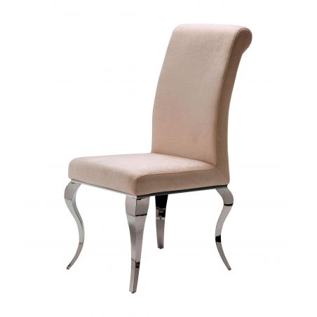 Silla Barroque Acero Beige de Schuller