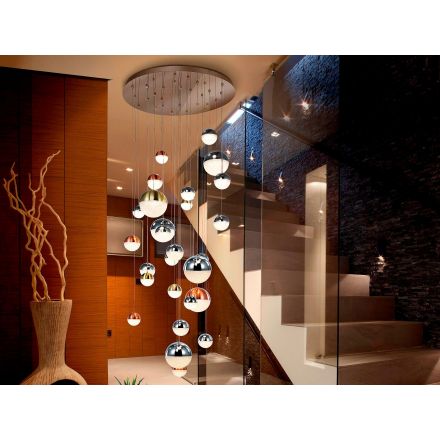 Lámpara 27l Led Sphere Coldiámetro 80 Cct de Schuller