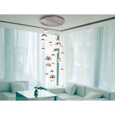 Lámpara 27l Led Sphere Coldiámetro 80 Cct de Schuller