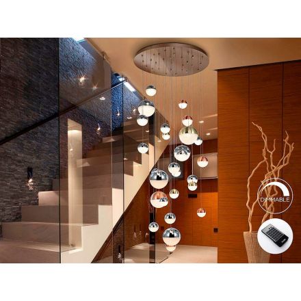 Lámpara 27l Led Sphere Coldiámetro 80 Cct de Schuller
