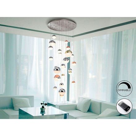 Lámpara 27l Led Sphere Coldiámetro 80 Cct de Schuller