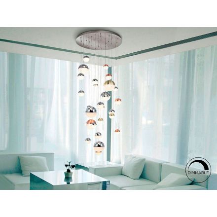 Lámpara 27l Led Sphere Coldiámetro 80 Cct de Schuller