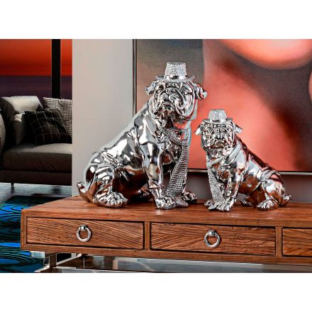 Figura Peq Bull Dog  Cromo de Schuller