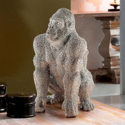 Figura Pequeña Gorila Plata de Schuller