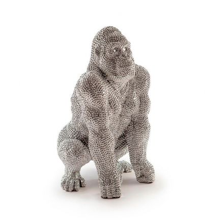Figura Pequeña Gorila Plata de Schuller