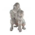 Figura Grande Gorila Plata