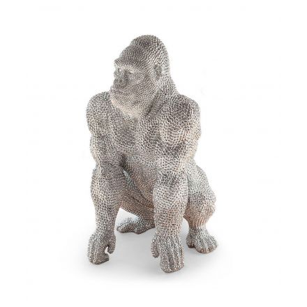 Figura Grande Gorila Plata de Schuller