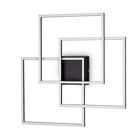 Frame Pl Quadrato de Ideal Lux en color Negro