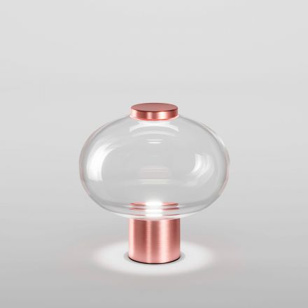 Lámpara de mesa Riflesso 1 de Vistosi CR Cristal