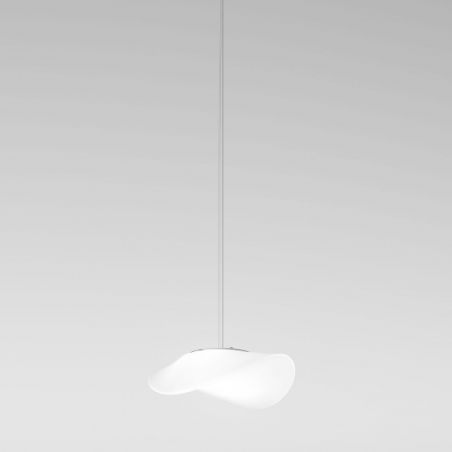 Lámpara de suspensión Balance 24 de Vistosi BCLU Blanco Brillante