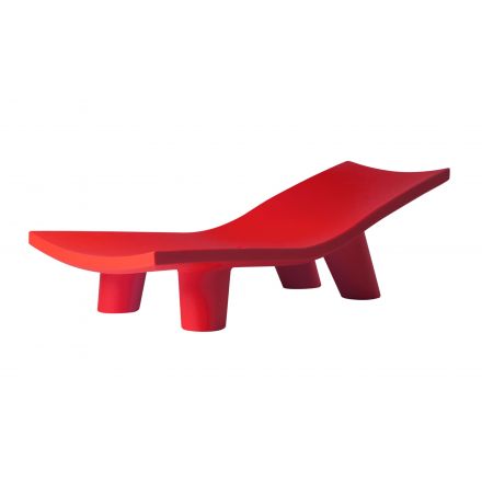 Tumbona Low Lita Lounge SLIDE Design color Flame Red