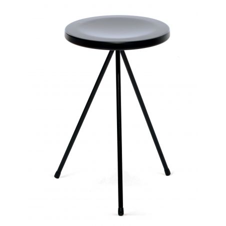 Taburete Nuta Mobles 114 tamaño pequeño negro exterior