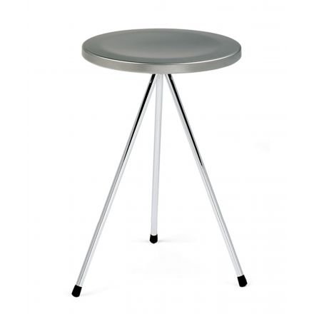 Taburete Nuta Mobles 114 tamaño pequeño acero mate