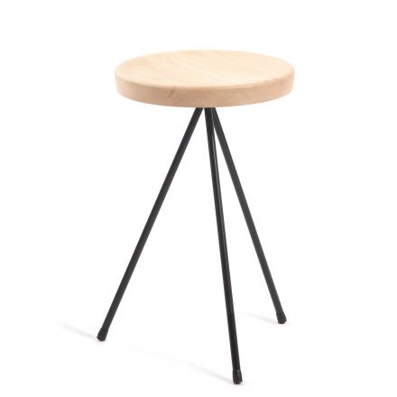 Taburete Nuta Mobles 114 tamaño pequeño madera de haya