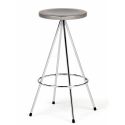Taburete Nuta Mobles 114 tamaño mediano acero inox mate
