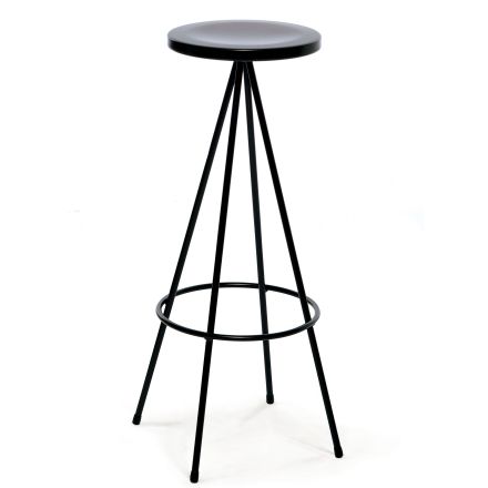 Taburete Nuta Mobles 114 tamaño grande negro exterior