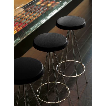 Taburete Nuta Mobles 114 tamaño grande gris oscuro