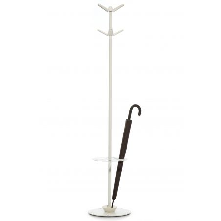 Perchero con paragüero Bambú Mobles 114 color blanco