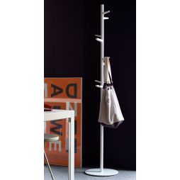 Perchero de pie Taiga en color blanco