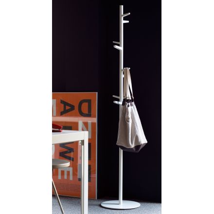 Perchero de pie Taiga en color blanco