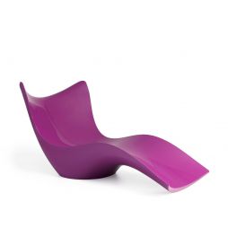 Tumbona de diseño Surf de Vondom color pink