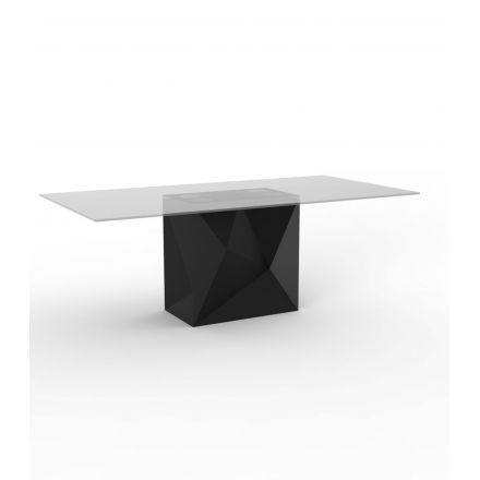 Mesa Faz dos tamaños de Vondom en color negro