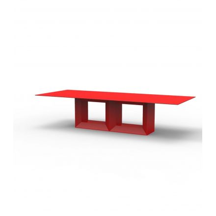 Mesa XL Vela de Vondom en rojo