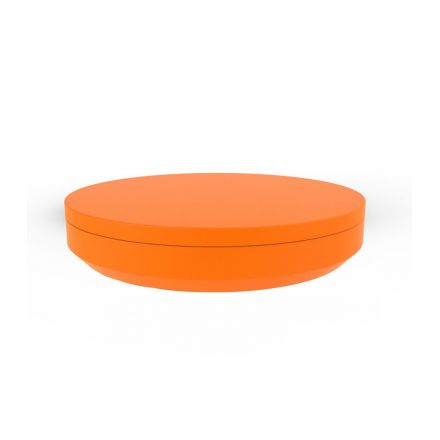 Daybed basic redonda Vela de Vondom color naranja