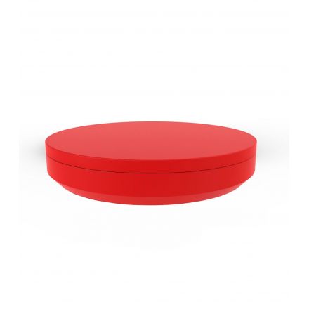 Daybed basic redonda Vela de Vondom color rojo