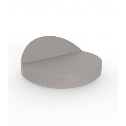 Chillout Daybed Vela con cabezal reclinable en color gris topo 