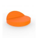 Chillout Daybed Vela con cabezal reclinable en color naranja