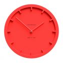 Wall Clock Miny de Callea Design flame red