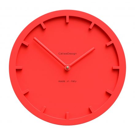 Wall Clock Miny de Callea Design flame red