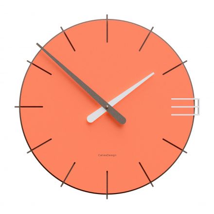 Wall Clock Mike de Callea Design terracotta