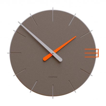 Wall Clock Mike de Callea Design quartz grey