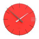 Wall Clock Mike de Callea Design flame red