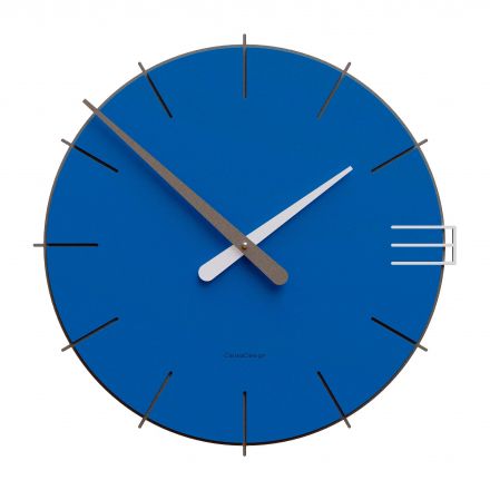 Wall Clock Mike de Callea Design electric blue