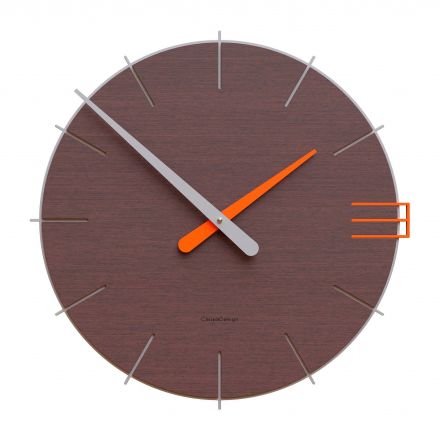 Wall Clock Mike de Callea Design wengé oak