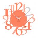 Wall Clock Russell de Callea Design terracotta