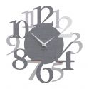 Wall Clock Russell de Callea Design gray burl