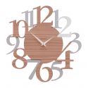 Wall Clock Russell de Callea Design black walnut