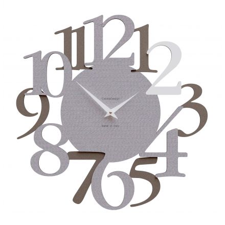 Wall Clock Russell de Callea Design pinstripe