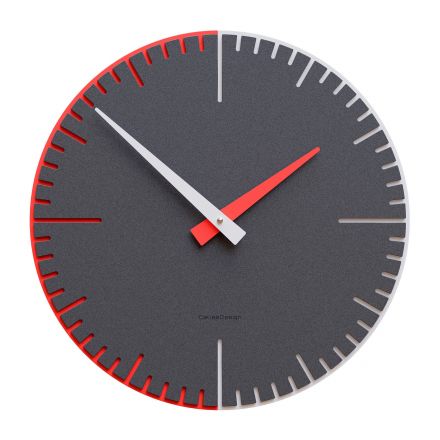 Wall Clock Exacto de Callea Design anthracite