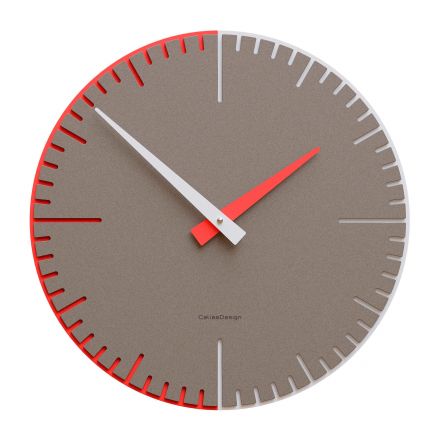 Wall Clock Exacto de Callea Design flame red