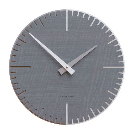 Wall Clock Exacto de Callea Design gray burl