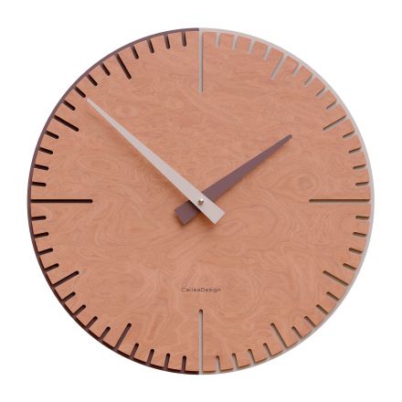 Wall Clock Exacto de Callea Design briar walnut